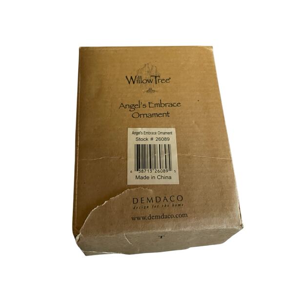 Willow Tree "ANGEL'S EMBRACE" Ornament 2002 by Susan Lordi Demdaco #26084- Vtg - Picture 10 of 13